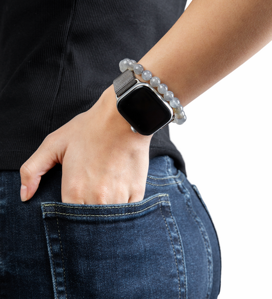 Grey Moonstone Bracelet for Inner Calm