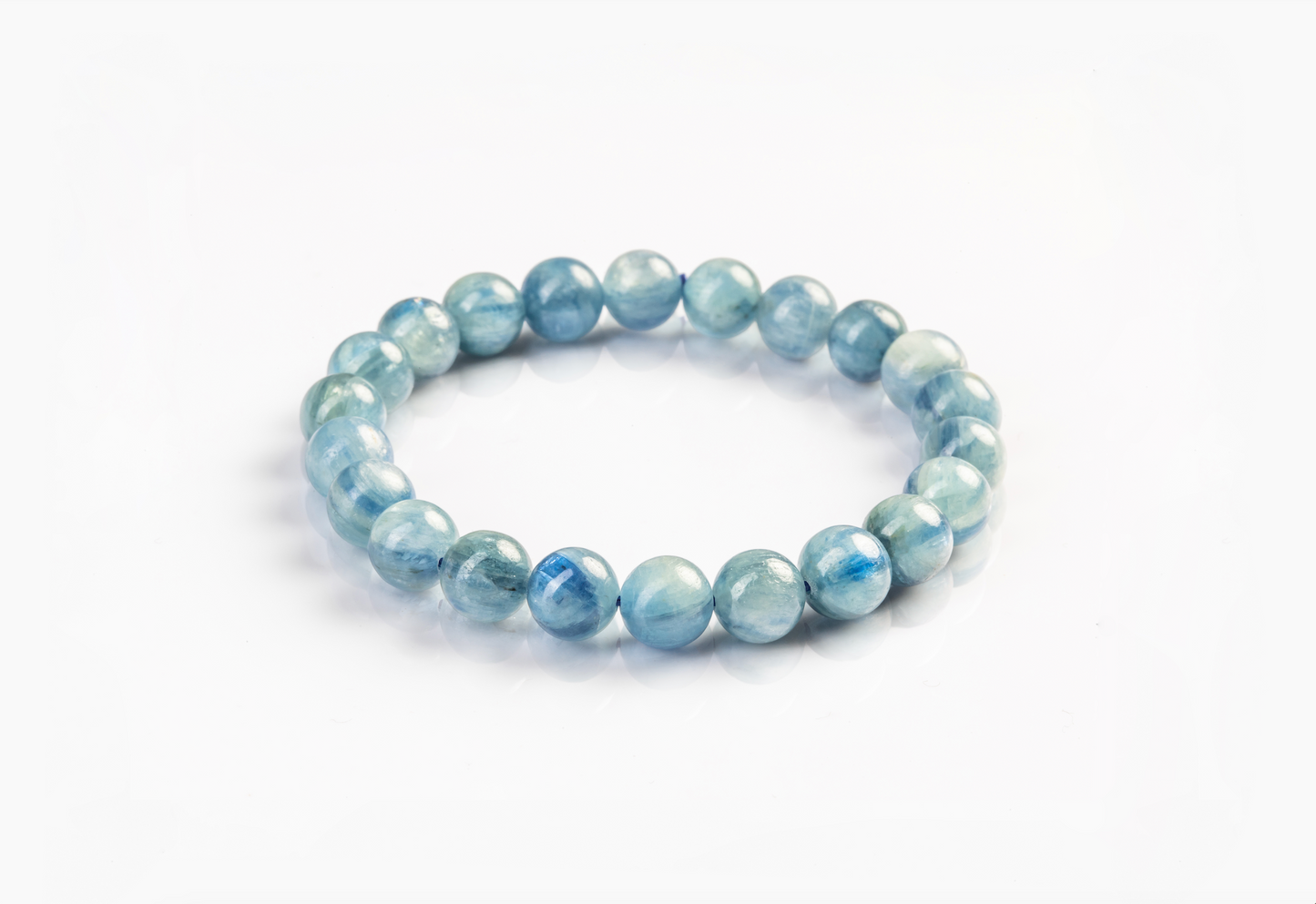 Blue Kyanite Bracelet for Energy Alignment