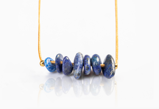 Blue Lapis Lazuli Bracelet for Mental Wisdom