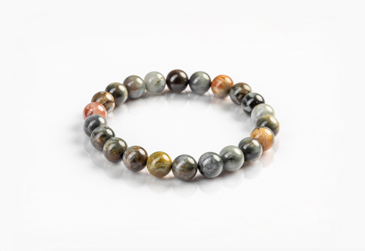 Dark Green HawkÕs Eye Bracelet for Ambition and Career Success
