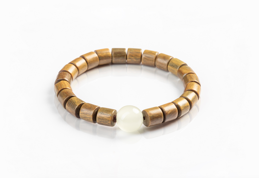 Green Sandalwood Bracelet for Manifestation