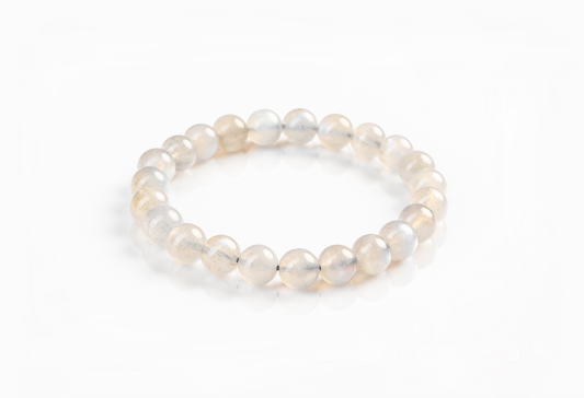 Grey Moonstone Bracelet for Inner Calm