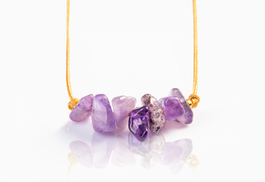 Natural Amethyst Bracelet for Seeking Clarity