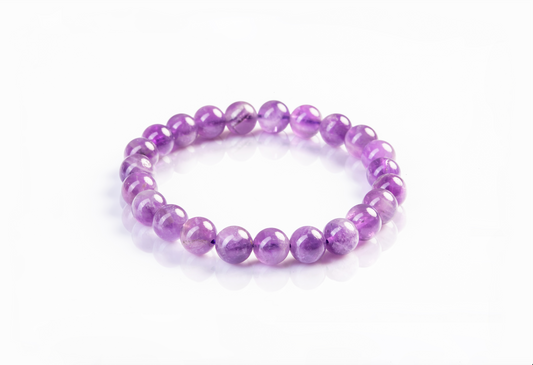 Natural Amethyst Bracelet for Stress Relief