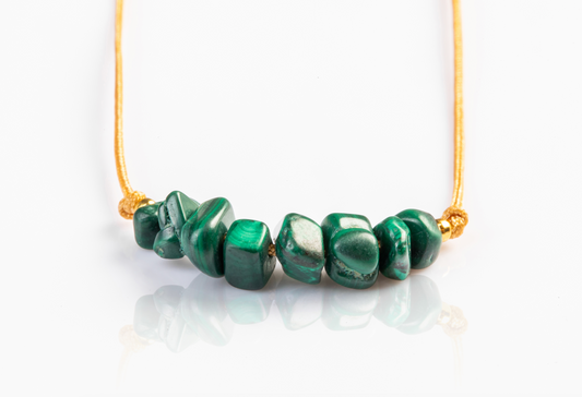 Natural Malachite Green Healing Bracelet