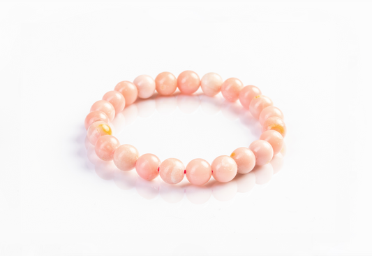 Pink Opal Crystal Bracelet for Love Support