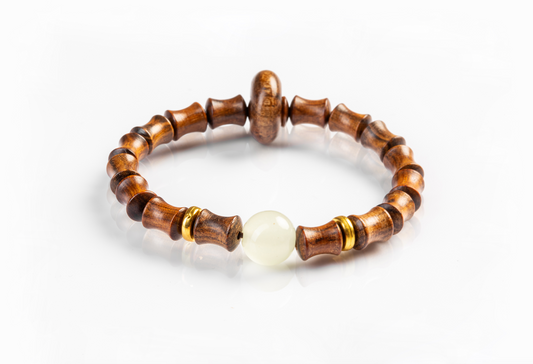 Wenge Wood Bracelet for Financial Stability